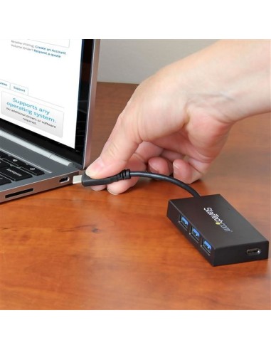 StarTech.com Hub portatile USB 3.1 Gen 1 a 4 porte - USB-C a 3 USB-A e 1 USB-C