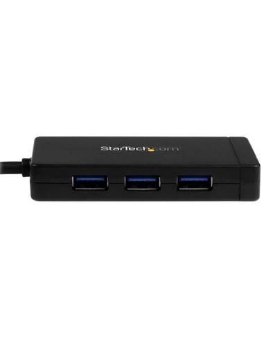 StarTech.com Hub USB 3.0 a 3 porte con USB-C e Ethernet Gigabit - Include Adattatore di Alimentazione