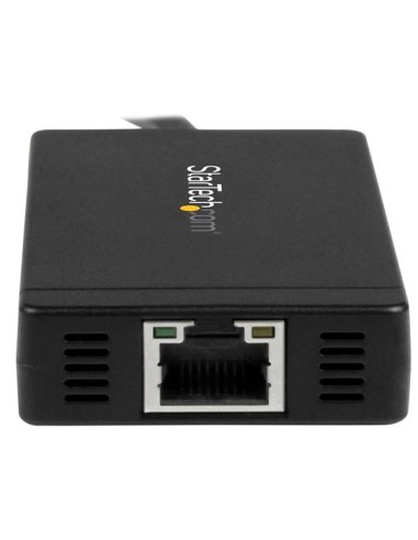 StarTech.com Hub USB 3.0 a 3 porte con USB-C e Ethernet Gigabit - Include Adattatore di Alimentazione