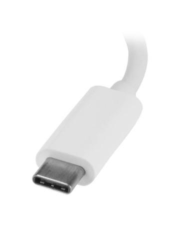 StarTech.com Hub USB 3.0 a 3 porte con Gigabit Ethernet - USB-C a 3x USB-A - Bianco