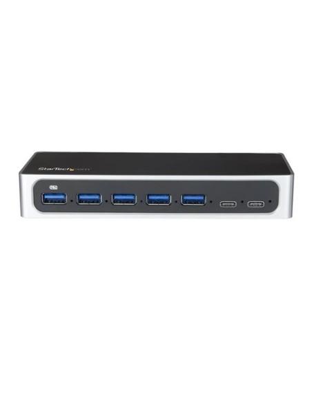 StarTech.com Hub USB-C a 7 porte - 5x USB-A + 2 USB-C - USB 3.0 - Hub Alimentato