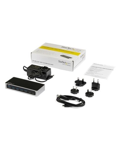 StarTech.com Hub USB-C a 7 porte - 5x USB-A + 2 USB-C - USB 3.0 - Hub Alimentato