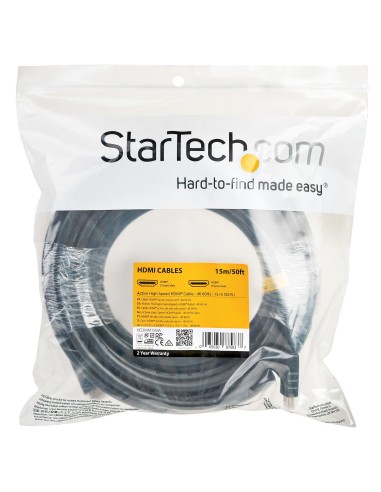 StarTech.com Cavo HDMI ad alta velocità CL2 attivo - 4K 60Hz - 15m