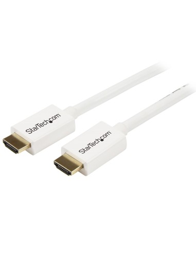 StarTech.com Cavo HDMI ad alta velocità a parete CL3 bianco da 7 m - HDMI a HDMI - M M