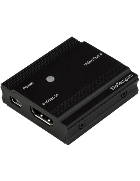 StarTech.com Amplificatore di Segnale HDMI - Ripetitore di segnale HDMI - 4K a 60Hz - fino a 9 Metri con Cavo standard