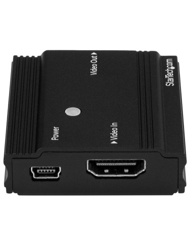 StarTech.com Amplificatore di Segnale HDMI - Ripetitore di segnale HDMI - 4K a 60Hz - fino a 9 Metri con Cavo standard
