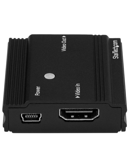 StarTech.com Amplificatore di Segnale HDMI - Ripetitore di segnale HDMI - 4K a 60Hz - fino a 9 Metri con Cavo standard