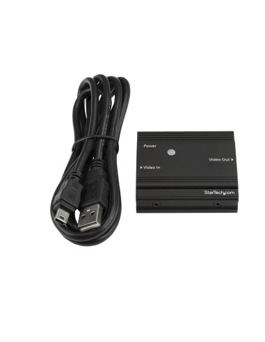 StarTech.com Amplificatore di Segnale HDMI - Ripetitore di segnale HDMI - 4K a 60Hz - fino a 9 Metri con Cavo standard