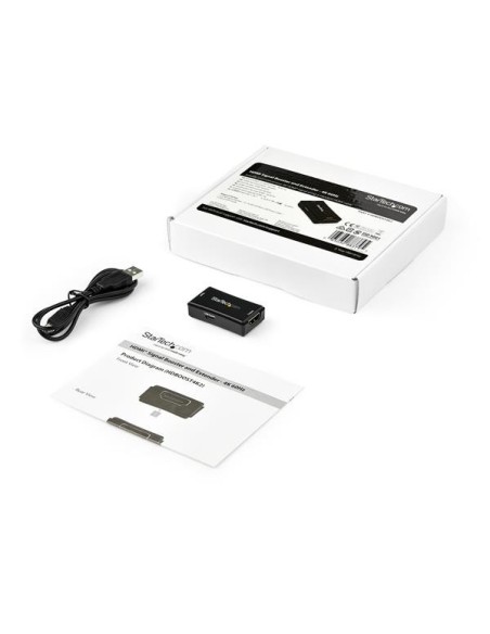 StarTech.com Booster HDMI 4K 60Hz 14 m - Alimentazione da USB - Amplificatore e Ripetitore HDMI Inline - Supporto Audio