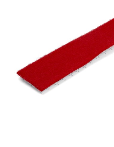 StarTech.com Rotolo di nastro con chiusura a strappo da 30,4 m - Rosso
