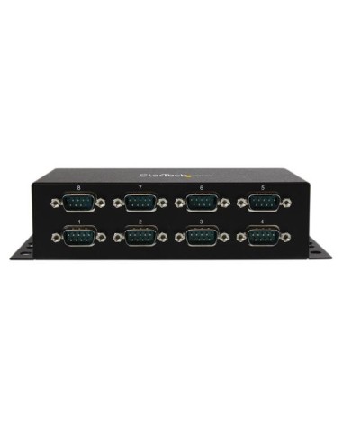 StarTech.com Hub adattatore USB a DB9 RS232 seriale 8 porte – Guide DIN industriali DIN e montabile a parete