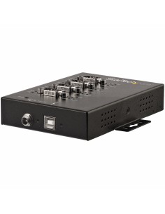 StarTech.com Hub Seriale 4 Porte da USB a RS232 RS485 RS422 -Hub Convertitore industriale da USB 2.0 a DB9 - Protezione IP30 -