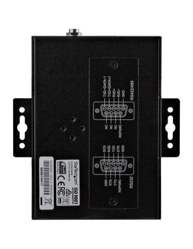 StarTech.com Hub Seriale 4 Porte da USB a RS232 RS485 RS422 -Hub Convertitore industriale da USB 2.0 a DB9 - Protezione IP30 -