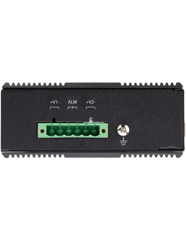 StarTech.com Switch rete LAN industriale a 6 porte - 4 porte PoE RJ45 + 2 slot SFP 30W - 10 100 1000Mbps Power over Ethernet -