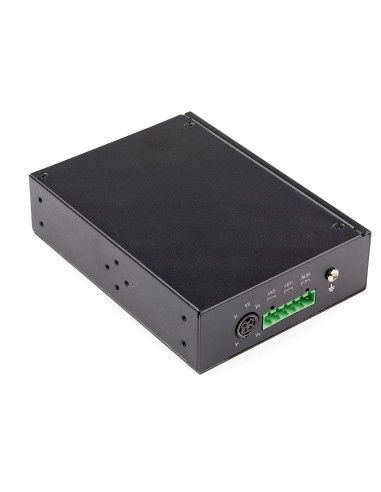 StarTech.com Switch rete LAN industriale a 6 porte - 4 porte PoE RJ45 + 2 slot SFP 30W - 10 100 1000Mbps Power over Ethernet -