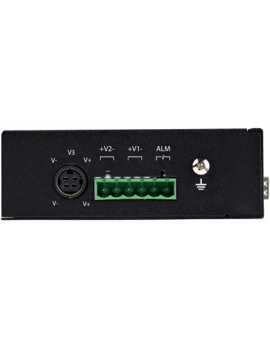 StarTech.com Switch rete LAN industriale a 6 porte - 4 porte PoE RJ45 + 2 slot SFP 30W - 10 100 1000Mbps Power over Ethernet -