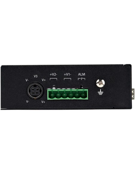 StarTech.com Switch rete LAN industriale a 6 porte - 4 porte PoE RJ45 + 2 slot SFP 30W - 10 100 1000Mbps Power over Ethernet -
