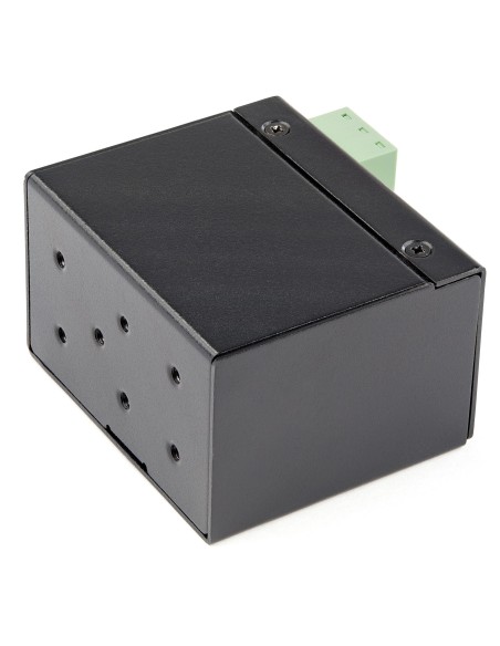 StarTech.com Media Converter fibra ottica a Ethernet - Convertitore industriale da fibra a rame 100 Mbps - SFP a RJ45 Cat6 -