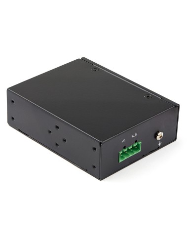 StarTech.com Media Converter fibra ottica a Ethernet - Convertitore industriale da fibra a rame - 1Gbps SFP a RJ45 Cat6 - IP-30