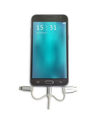 StarTech.com Cavo di ricarica multiplo USB da 2 m - Da USB a Micro-USB o USB-C o Lightning per iPhone   iPad   iPod   Android -