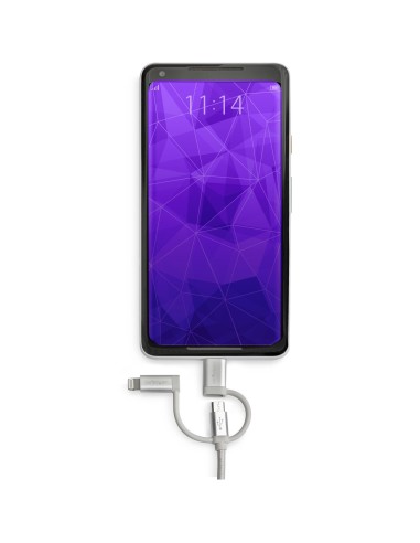 StarTech.com Cavo di ricarica multiplo USB da 2 m - Da USB a Micro-USB o USB-C o Lightning per iPhone   iPad   iPod   Android -