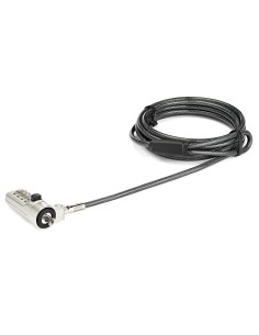 StarTech.com Lucchetto Combinazione per Portatile - Cavo di Sicurezza a 4 cifre per slot-lock