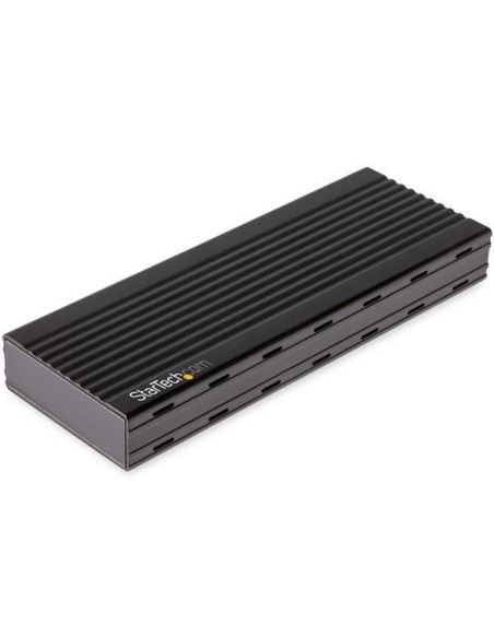StarTech.com Encosure SSD da USB-C a M.2 NVMe 10 Gbps - Case esterna portatile e in alluminio M.2 NGFF PCIe - Lettura  