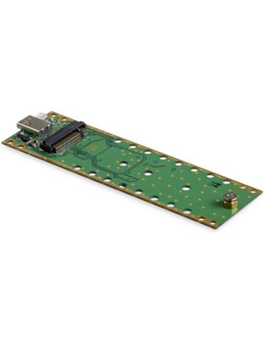 StarTech.com Encosure SSD da USB-C a M.2 NVMe 10 Gbps - Case esterna portatile e in alluminio M.2 NGFF PCIe - Lettura  