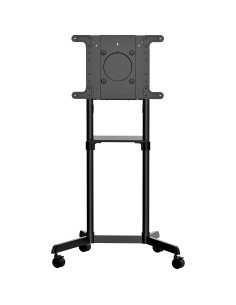 StarTech.com Carrello porta TV con ruote - Supporto TV portatile per schermi VESA da 37-70" (70 kg) - Supporto TV con ripiano e