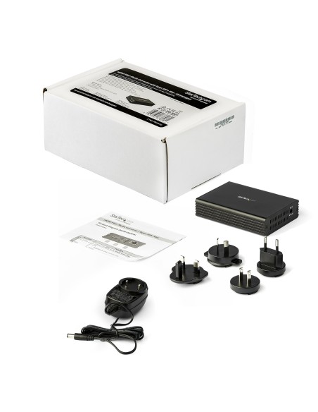 StarTech.com Convertitore multimediale Ethernet in fibra 10GbE per rete 1   2,5   5   10Gbps NBASE-T SFP a RJ45 Multigigabit