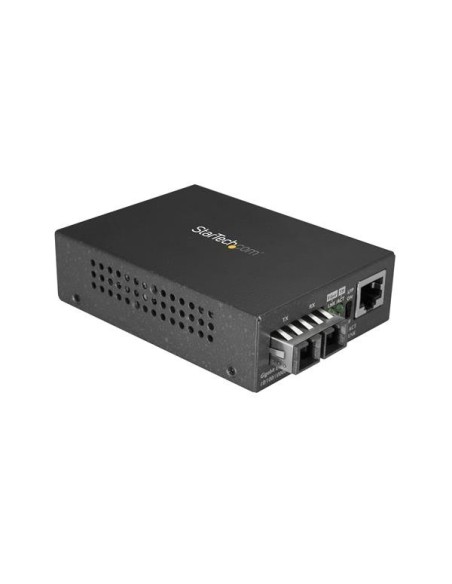 StarTech.com MCMGBSCSM10 convertitore multimediale di rete 1000 Mbit s 1310 nm Modalità singola Nero