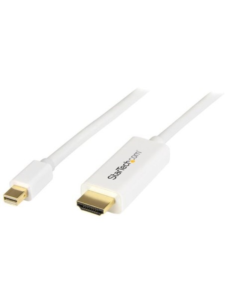 StarTech.com Cavo convertitore adattatore Mini DisplayPort a HDMI - mDP a HDMI da 2m - 4K bianco