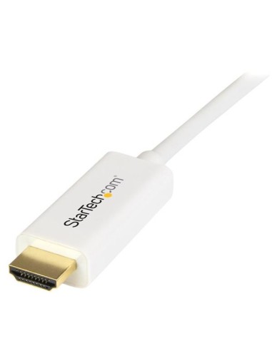StarTech.com Cavo convertitore adattatore Mini DisplayPort a HDMI - mDP a HDMI da 2m - 4K bianco
