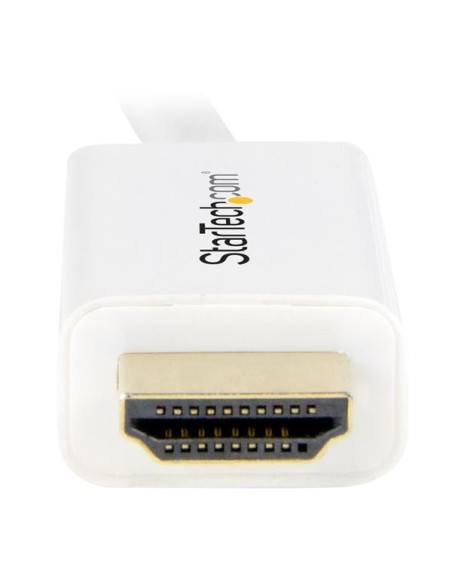 StarTech.com Cavo convertitore adattatore Mini DisplayPort a HDMI - mDP a HDMI da 2m - 4K bianco