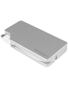 StarTech.com Adattatore Audio Video da Viaggio 3 in 1 - Mini DisplayPort a VGA, DVI o HDMI - in Alluminio - 4K 2