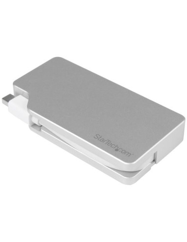 StarTech.com Adattatore Audio Video da Viaggio 3 in 1 - Mini DisplayPort a VGA, DVI o HDMI - in Alluminio - 4K