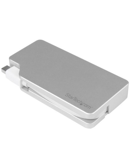 StarTech.com Adattatore Audio Video da Viaggio 3 in 1 - Mini DisplayPort a VGA, DVI o HDMI - in Alluminio - 4K