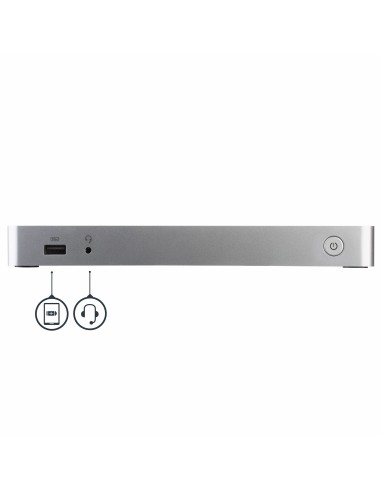 StarTech.com Docking Station USB-C per Doppio Monitor con Power Delivery 60W per Notebook Windows - Dock USB-Type C a HDMI DVI
