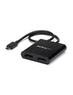StarTech.com MSTCDP122DP adattatore grafico USB 3840 x 2160 Pixel Nero