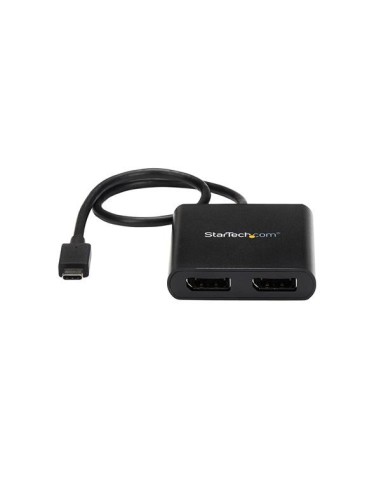 StarTech.com MSTCDP122DP adattatore grafico USB 3840 x 2160 Pixel Nero