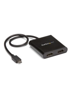StarTech.com Splitter Multi-Monitor USB-C a HDMI - Hub MST Tipo-C a 2 porte compatabile con Thunderbolt 3