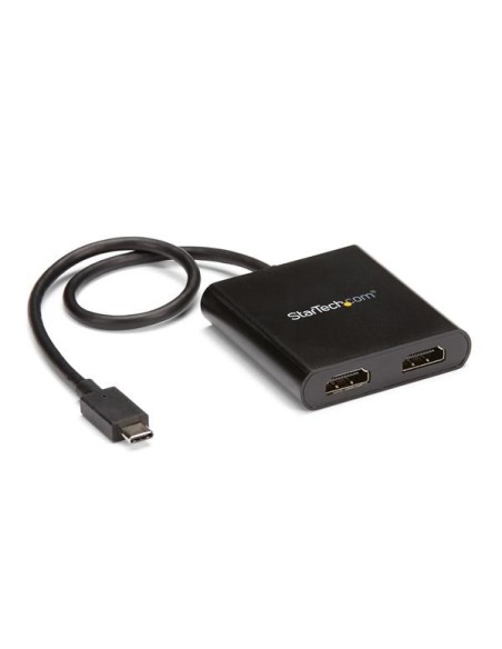 StarTech.com Splitter Multi-Monitor USB-C a HDMI - Hub MST Tipo-C a 2 porte compatabile con Thunderbolt 3