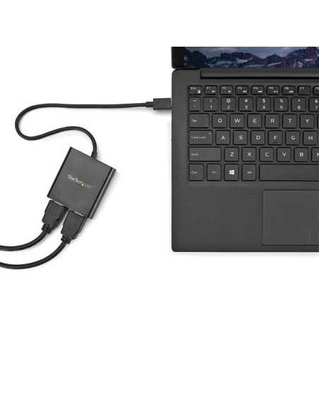 StarTech.com Splitter Multi-Monitor USB-C a HDMI - Hub MST Tipo-C a 2 porte compatabile con Thunderbolt 3