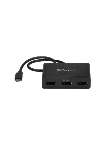 StarTech.com Hub USB-C DisplayPort a 3 porte collegabile a Margherita - Hub Splitter MST Tipo-C a DP