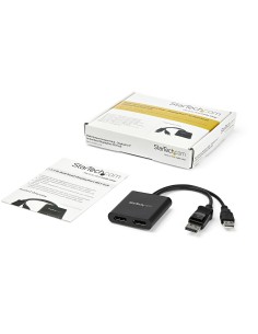 StarTech.com Adattatore multi monitor a 2 porte - DisplayPort 1.2 MST Hub a doppio display 4K 30Hz o 1080p - Alimentato via bus 2