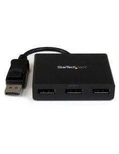 StarTech.com Adattatore multi monitor a 3 porte - Hub DisplayPort 1.2 MST a doppio 4K 30Hz e 1x 1080p - Splitter video per