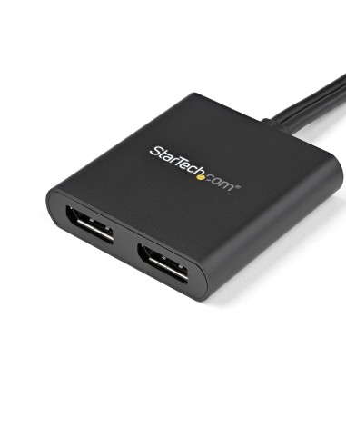 StarTech.com Adattatore multi monitor a 2 porte - MST Hub Mini DisplayPort a 2x DisplayPort - Doppio monitor 4K 30Hz - Video