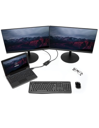StarTech.com Adattatore multi monitor a 2 porte - MST Hub Mini DisplayPort a 2x DisplayPort - Doppio monitor 4K 30Hz - Video