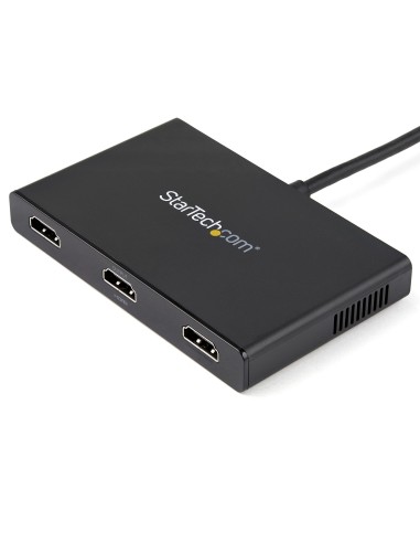 StarTech.com Adattatore multi monitor a 3 porte - Hub MST Mini DisplayPort a HDMI - Triplo 1080p o doppio 4K 30Hz - Video