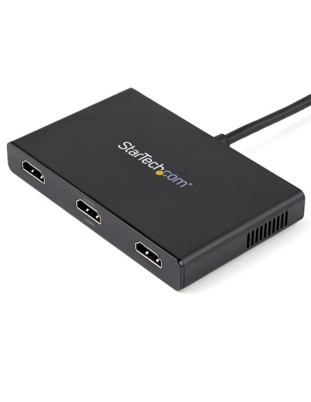 StarTech.com Adattatore multi monitor a 3 porte - Hub MST Mini DisplayPort a HDMI - Triplo 1080p o doppio 4K 30Hz - Video